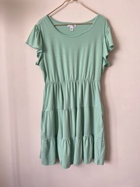 Just Be Mint Green Casual Tee summer miniDress 2X